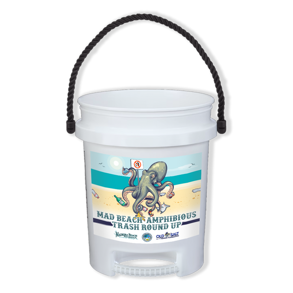 Mad Beach Trash Round Up Bucket **Store Pickup Only** Old Salt Store