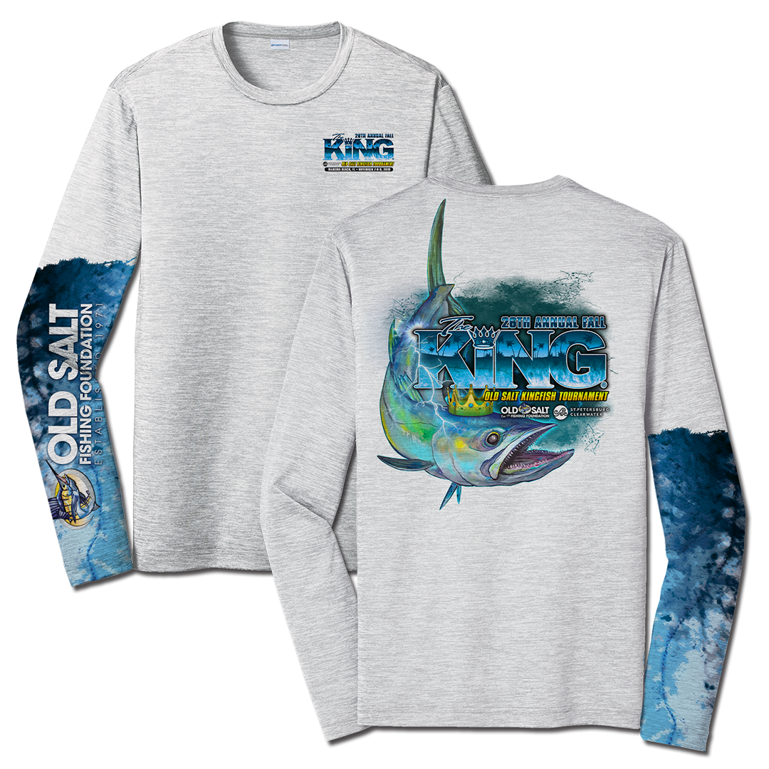 The KING - Fall 2019 Long Sleeve - Performance - Fishing Tournament T-Shirt
