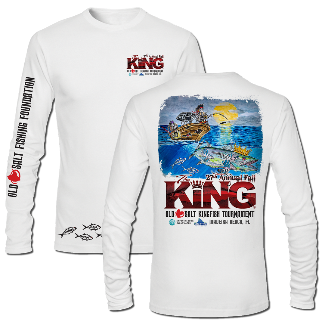The King - Fall 2020 - Men&#39;s Long Sleeve Tournament Shirt - Performance - White