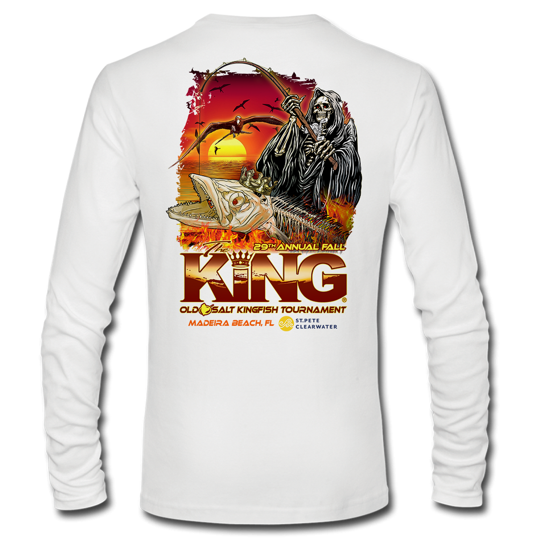 The KING - Fall 2022 - Men&#39;s Long Sleeve Performance Shirt - White