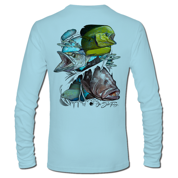 Reel Torn - Short Sleeve Performance Fishing Shirt - Old Salt Store