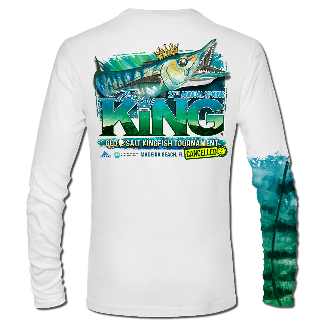 The KING - Spring 2020 (CANCELLED) Long Sleeve - Performance - Fishing Tournament T-Shirt