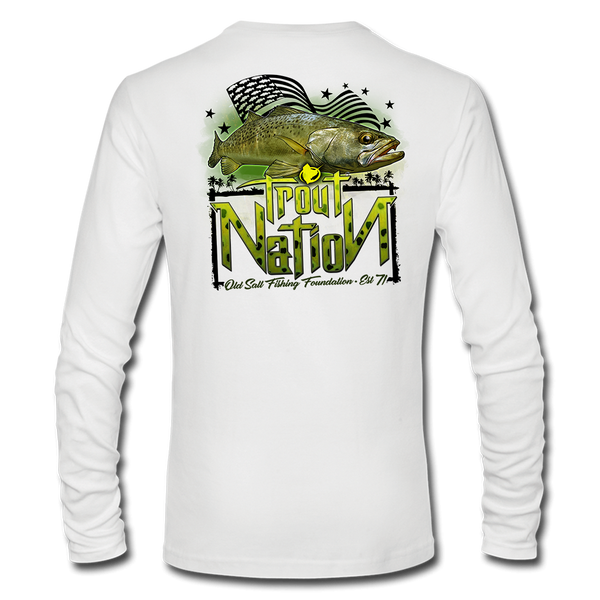 Trout Nation Long Sleeve Fishing T-Shirt - Old Salt Store