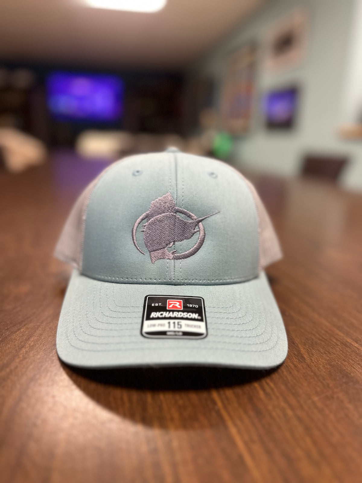 Old Salt Trucker Hat - Teal/Gray