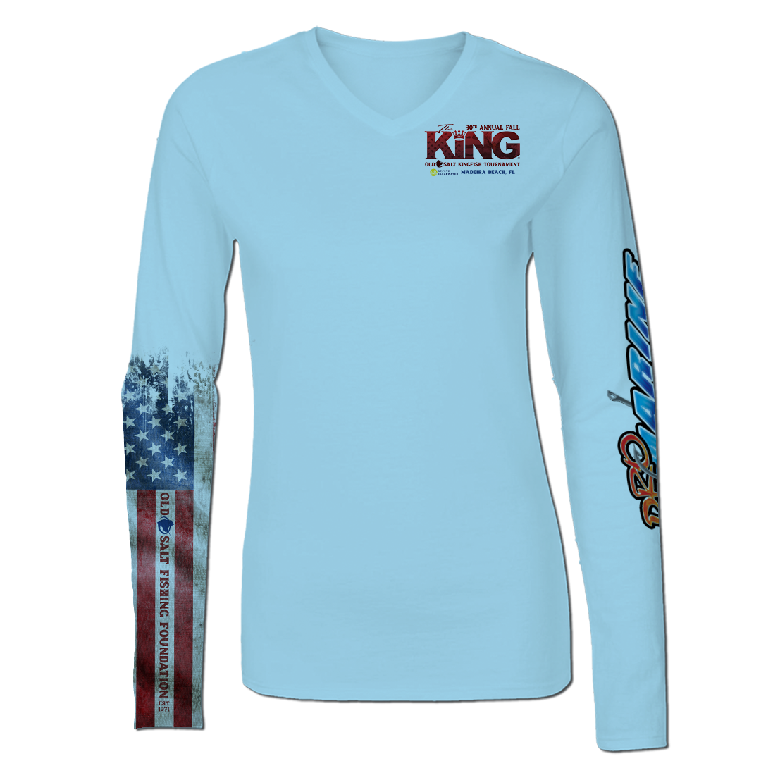 The KING Fall 2023 Women s Long Sleeve V Neck Performance