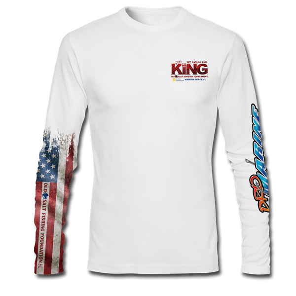 The KING - Fall 2023 - Men's Long Sleeve Performance Shirt - White ...