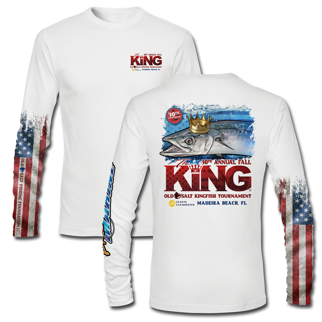 The KING - Fall 2023 - Men&#39;s Long Sleeve Performance Shirt - White
