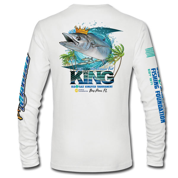 The KING - Fall 2024 - Men's Long Sleeve Performance Shirt - White ...