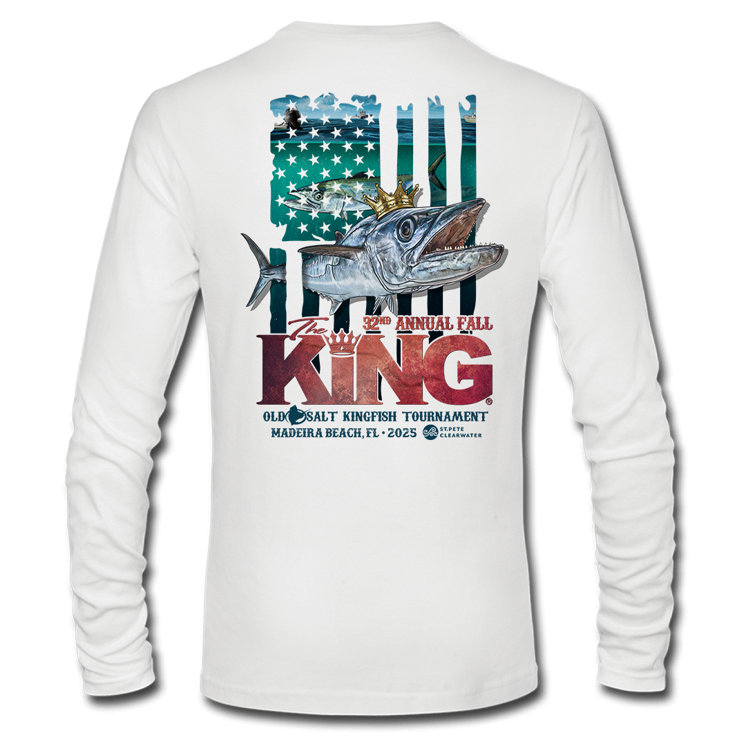 The KING - FALL 2025 - Long Sleeve Performance Shirt - White