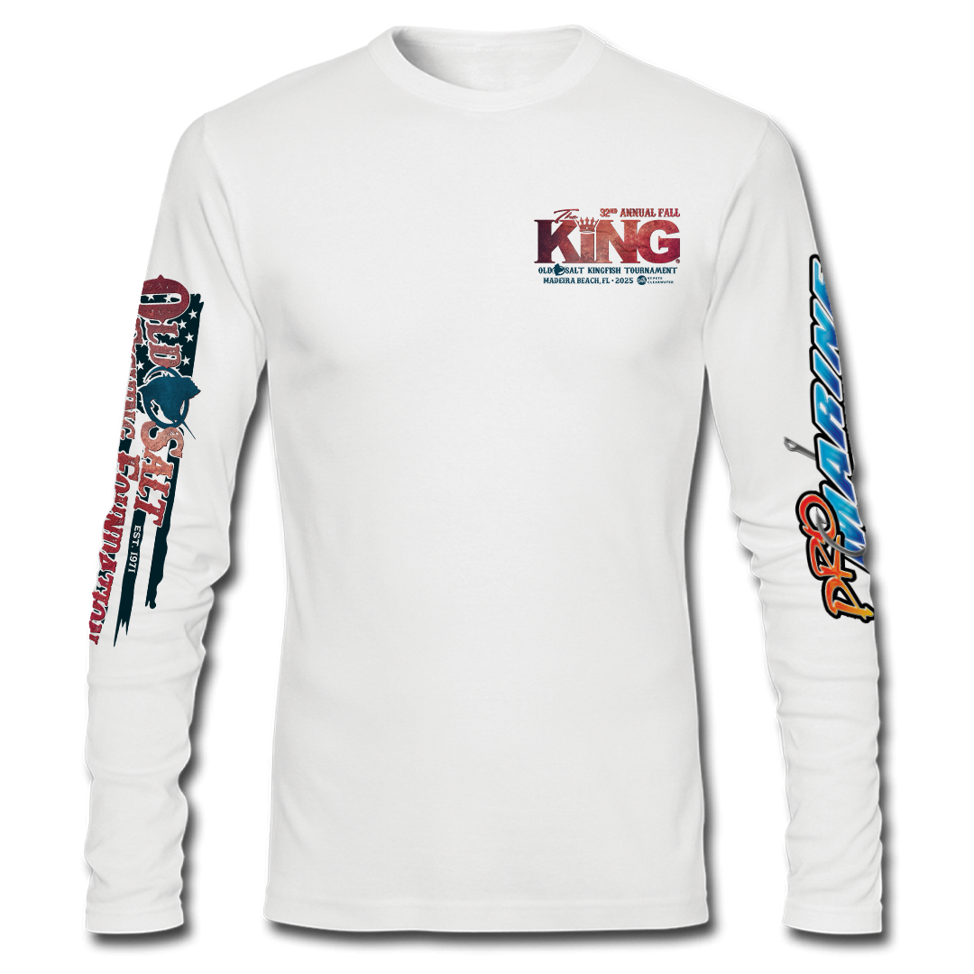 The KING - FALL 2025 - Long Sleeve Performance Shirt - White