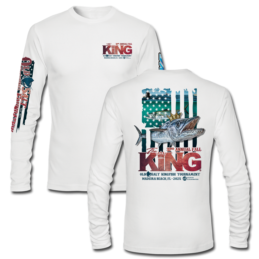 The KING - FALL 2025 - Long Sleeve Performance Shirt - White