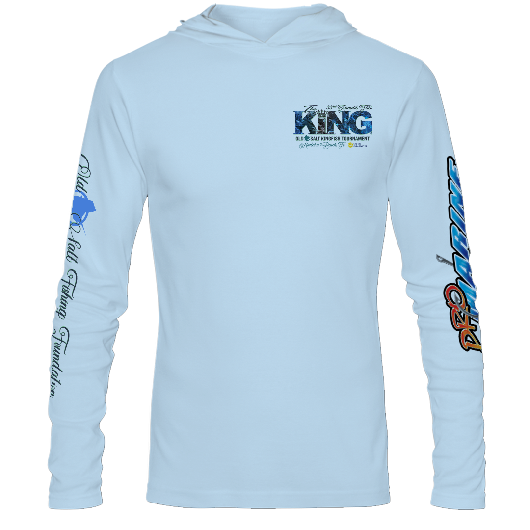 The KING-Fall 2026 - Long Sleeve Performance Hoodie - Lite Blue