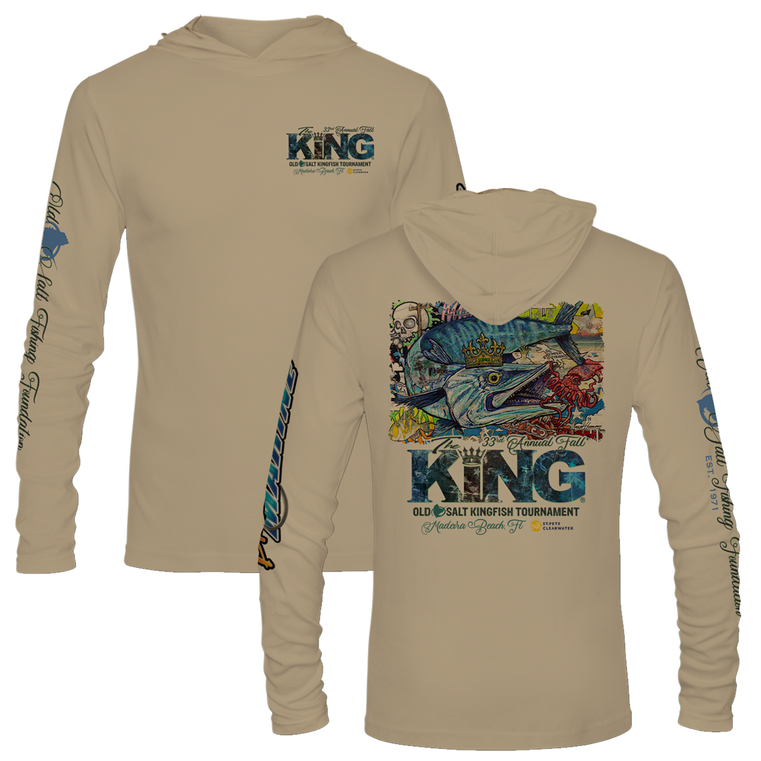The KING-Fall 2026 - Long Sleeve Performance Hoodie - Tan