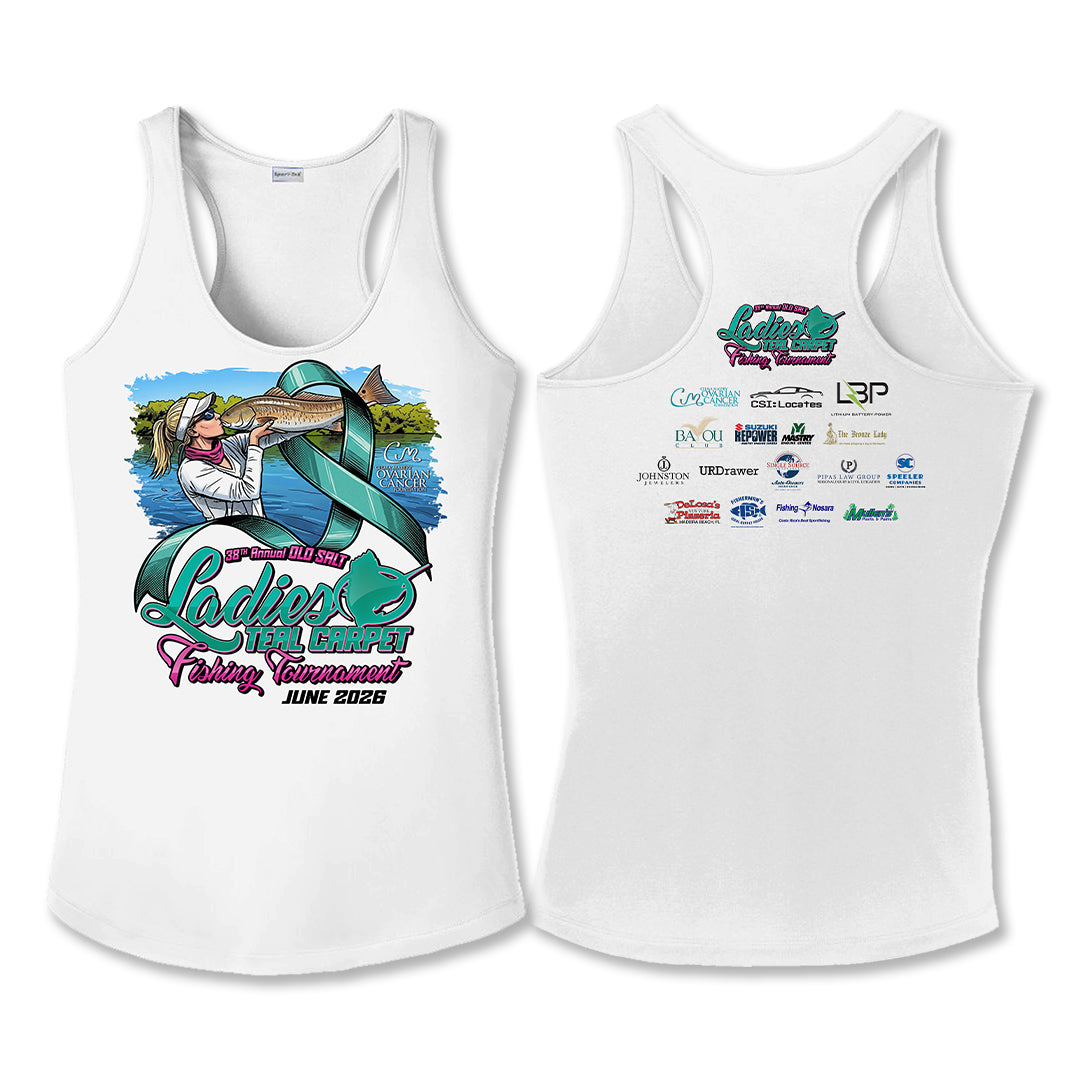 Official Tournament Tank Top - 2026 Ladies Teal Carpet