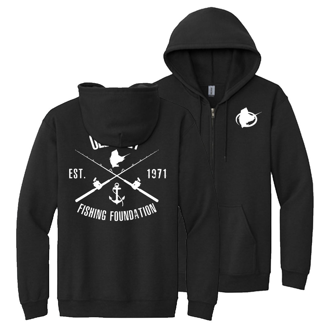 Old SchoolBlack Hoodie Old Salt Store