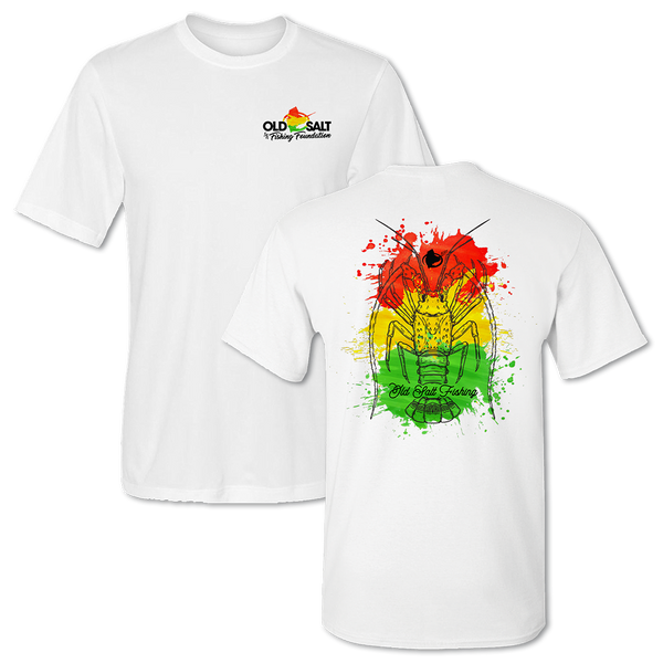 Rasta Lobsta - Short Sleeve Performance T Shirt - Old Salt Store