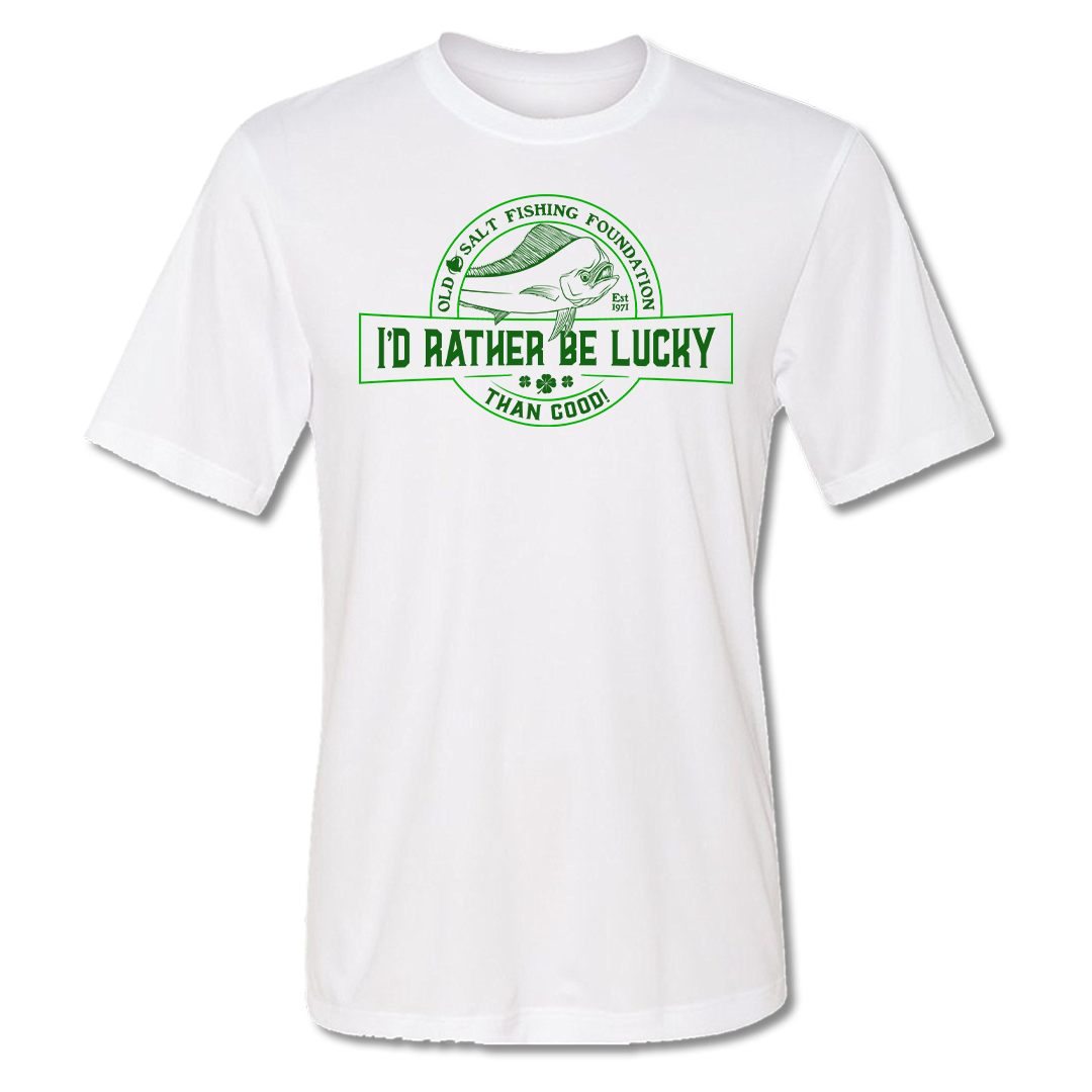 Rather be Lucky than Good - Short Sleeve Unisex Tee