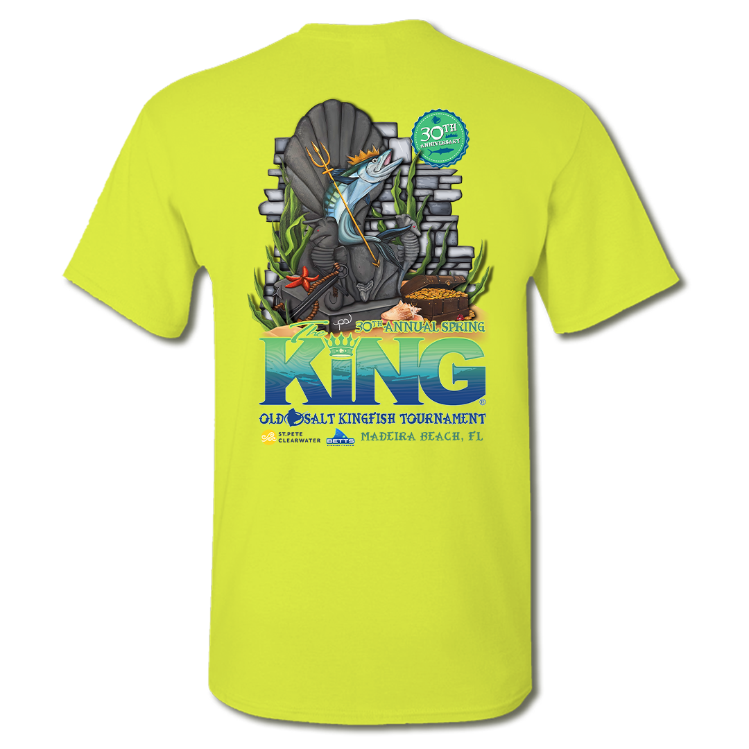 The KING - Spring 2023 - Men&#39;s Short Sleeve Shirt - Yellow