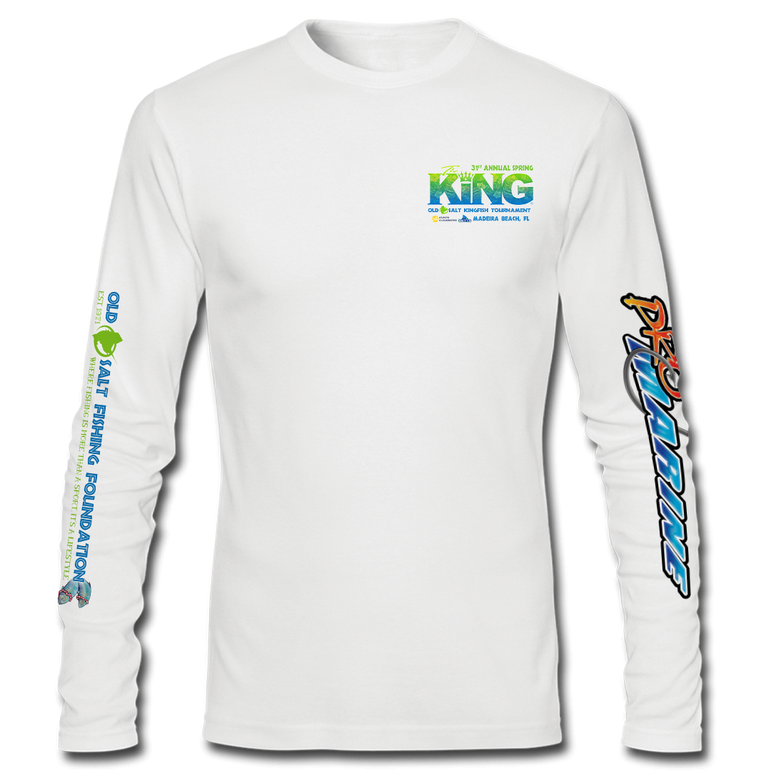 The KING - Spring 2024 - Men&#39;s Long Sleeve Performance Shirt - White