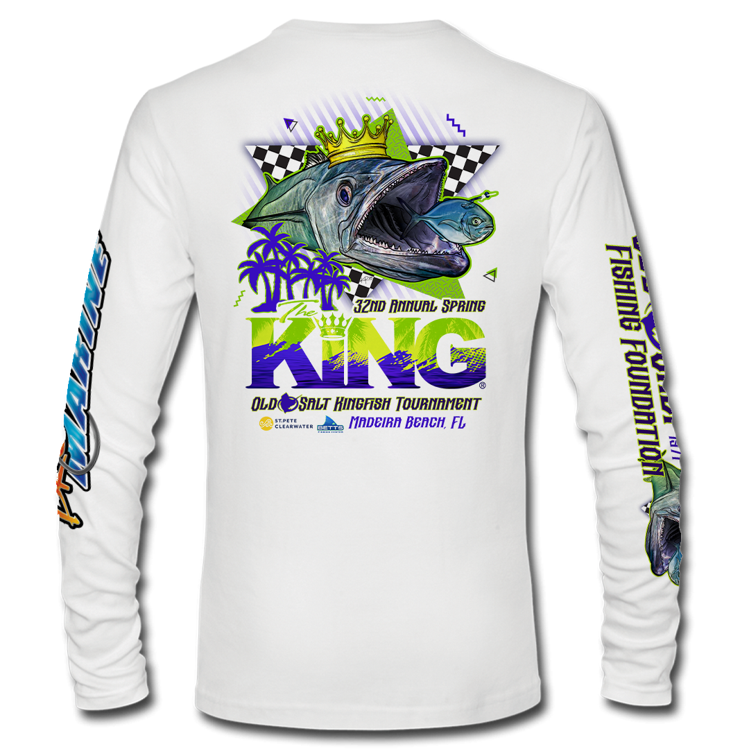 The KING - SPRING 2025 - Long Sleeve Performance Shirt - White