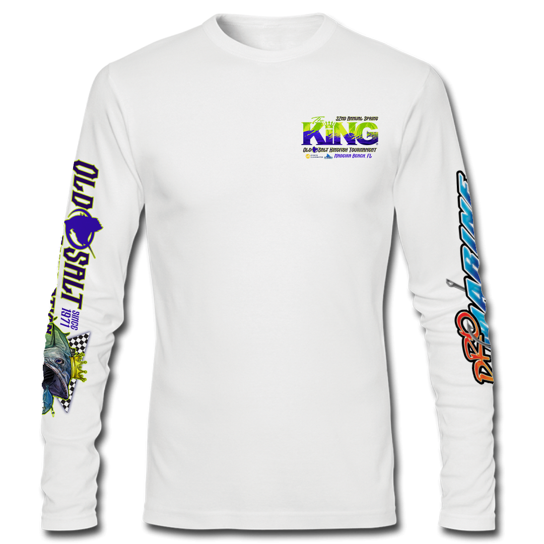 The KING - SPRING 2025 - Long Sleeve Performance Shirt - White