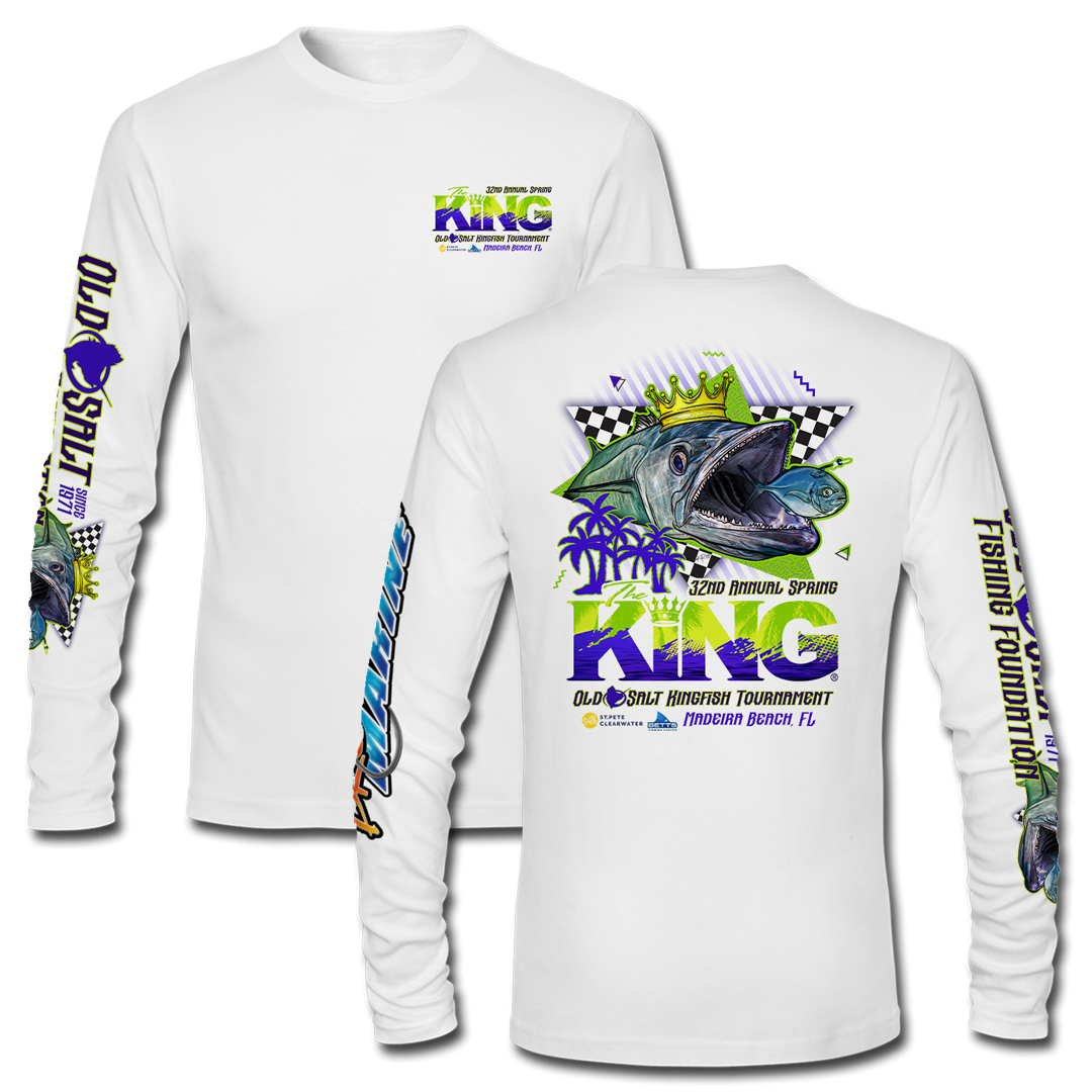 The KING - SPRING 2025 - Long Sleeve Performance Shirt - White