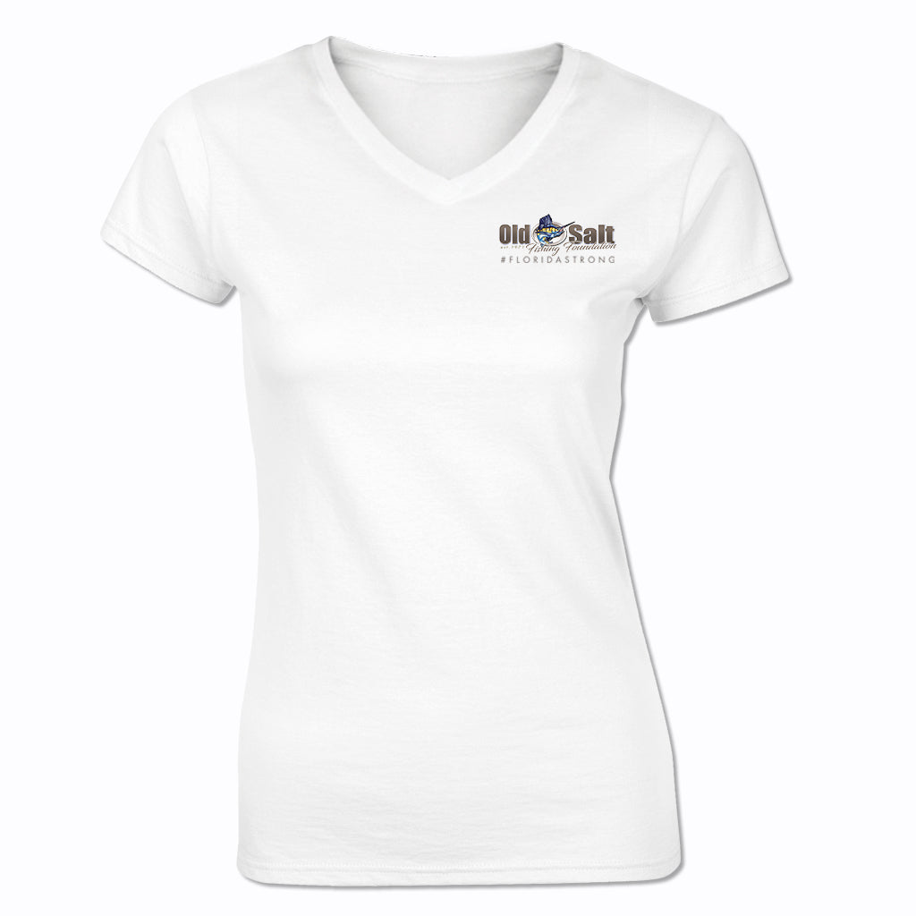 Florida Strong Ladies V-Neck Tee Shirt
