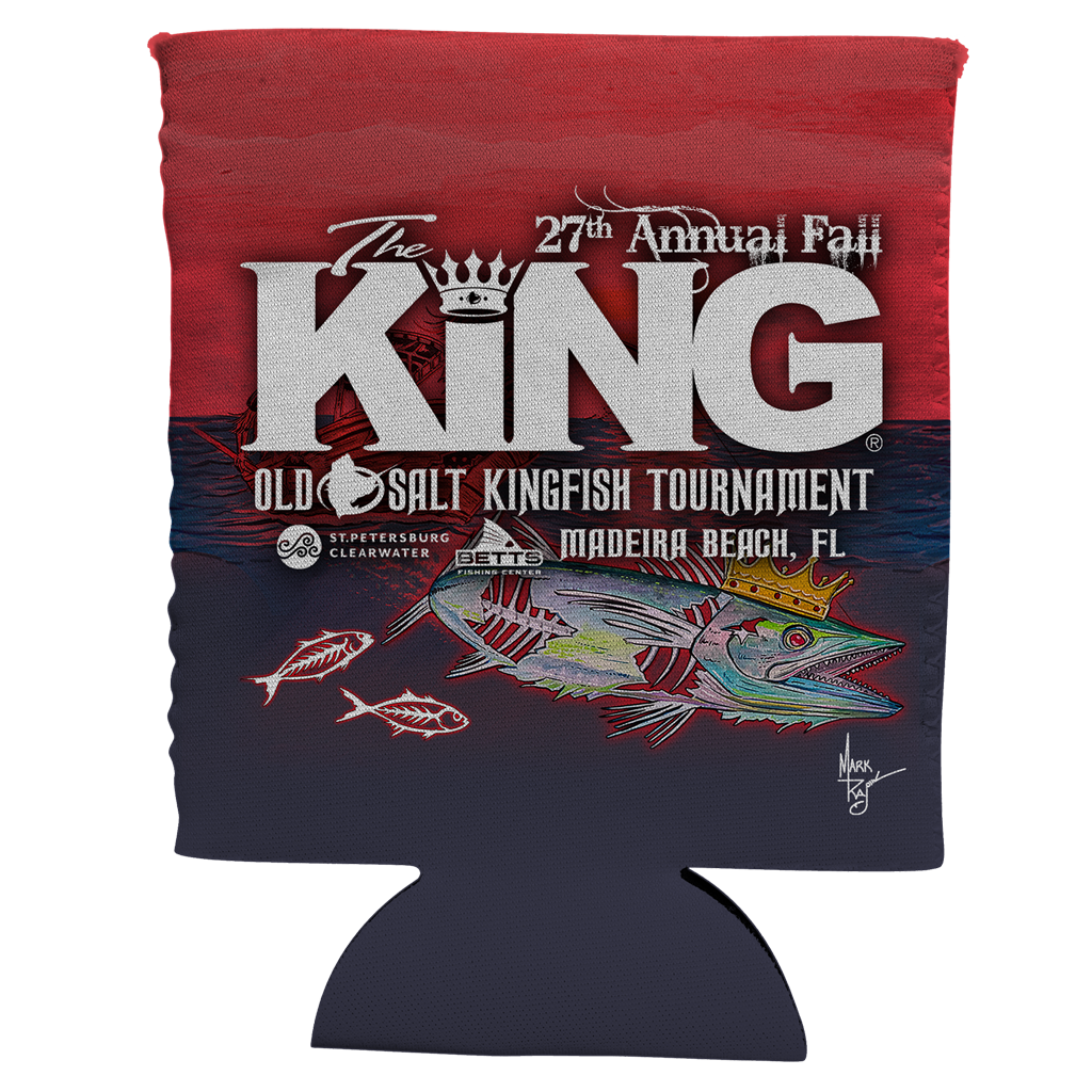 The KING - Old Salt 2020 Fall KING - Tournament Can Coozie