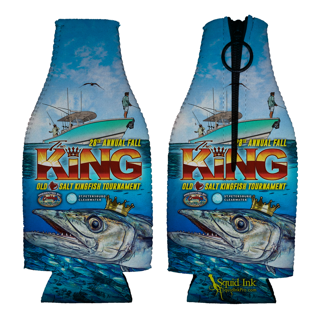 The KING - 2021 Fall - Tournament Bottle Coozie