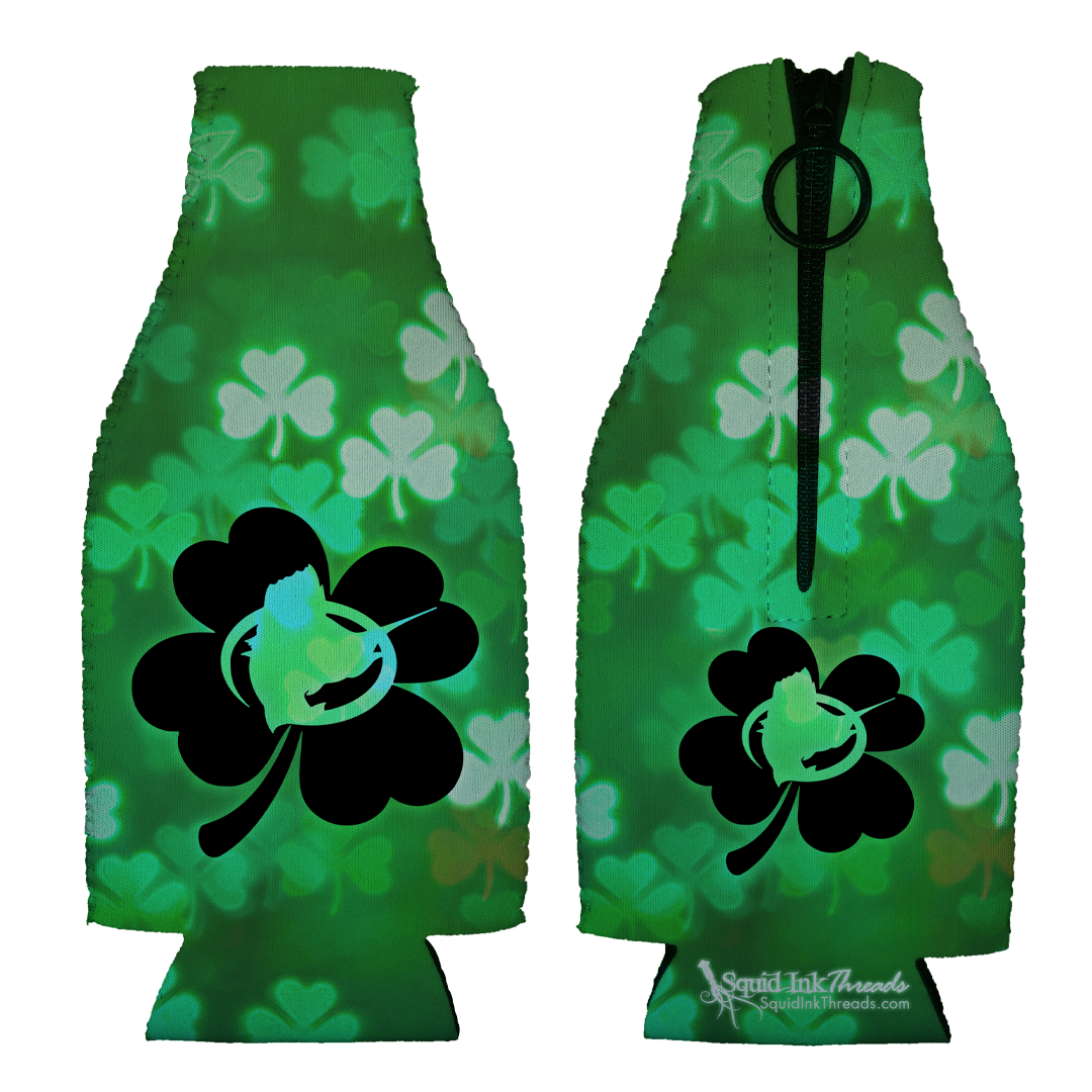 Lucky Shamrock Bottle Koozie