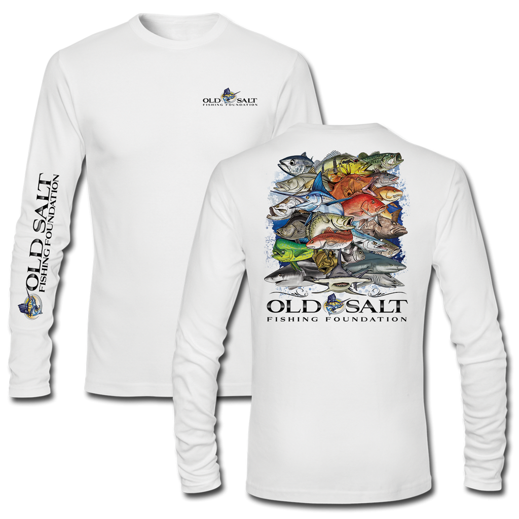 Fish Frenzy Long Sleeve Performance Tee Old Salt Store