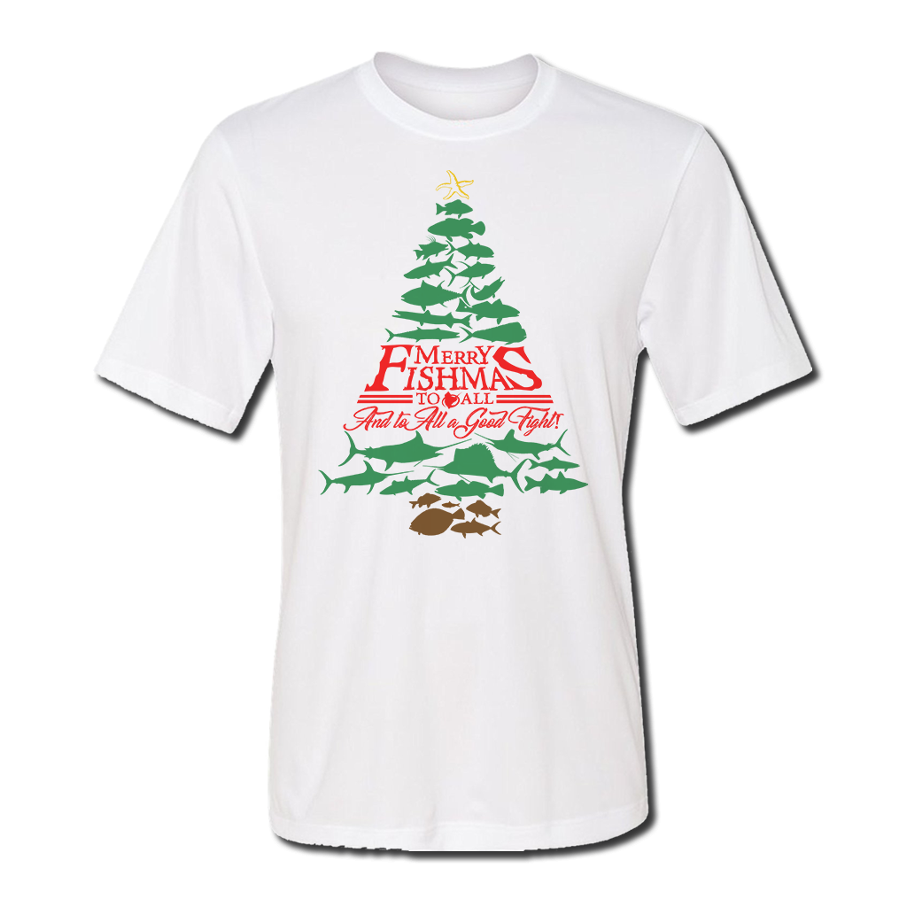 Merry Fishmas Tree - Short Sleeve Tee