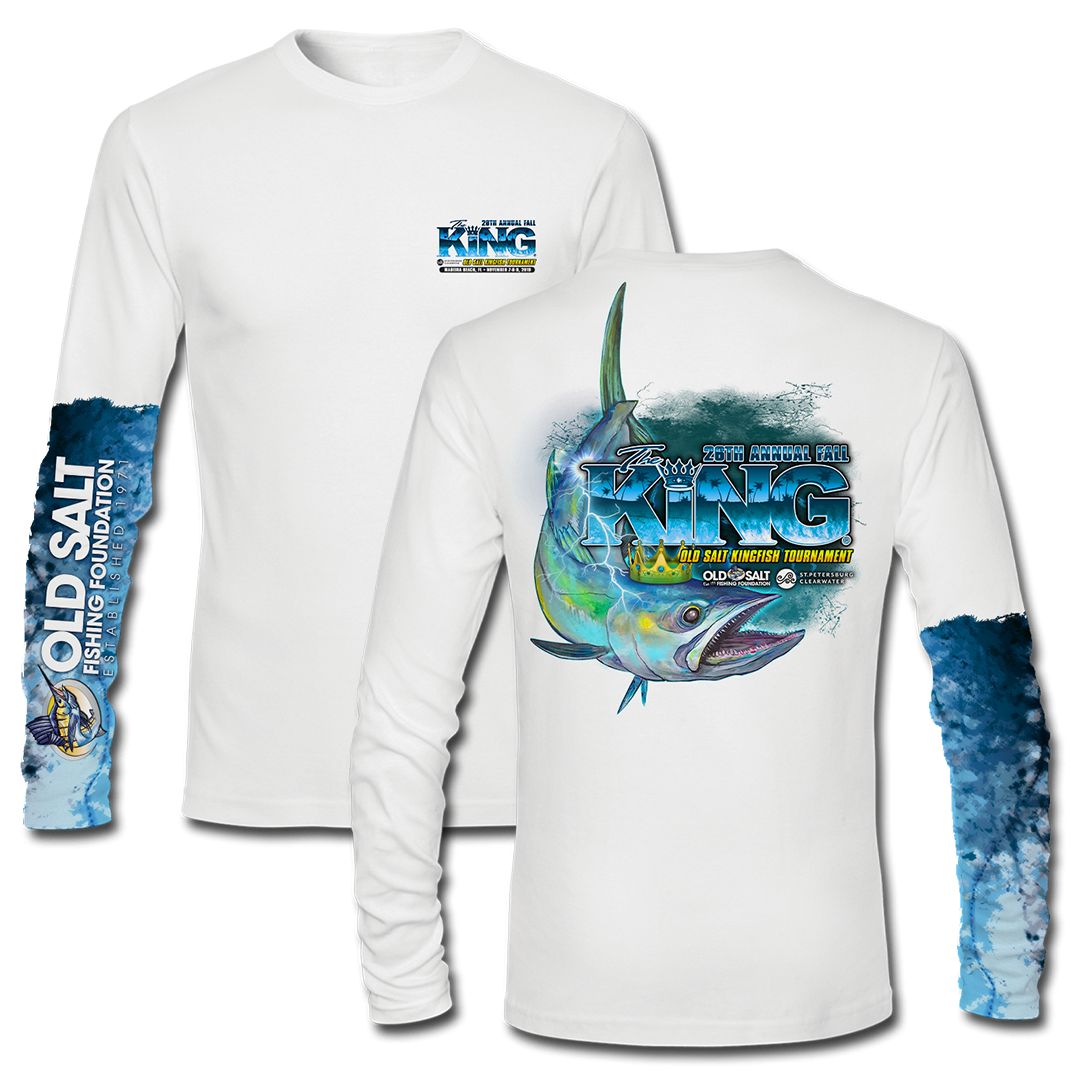 The KING - Fall 2019 Long Sleeve - Performance - Fishing Tournament T- -  Old Salt Store