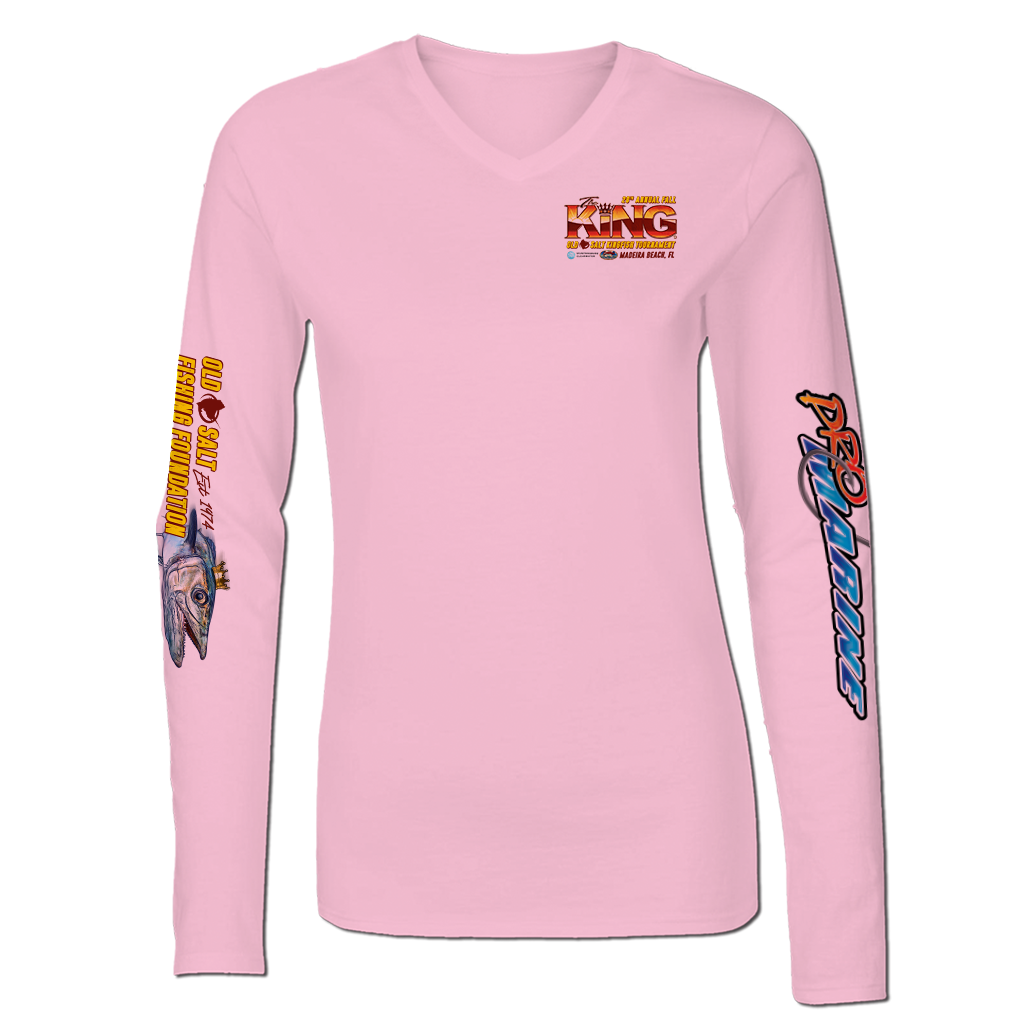 The KING - Fall 2021 - Ladies Long Sleeve Performance Shirt - Pink