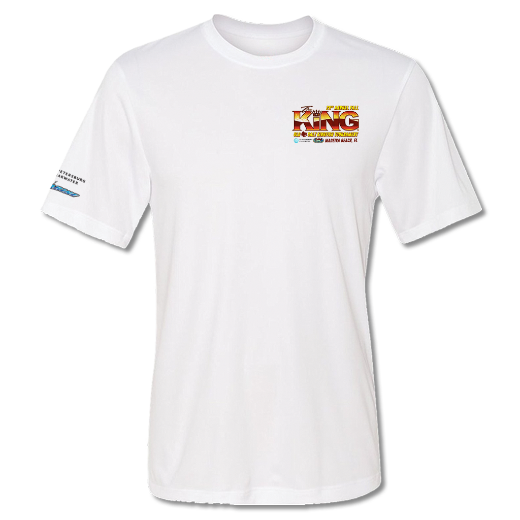 The KING - Fall 2021 - Men&#39;s Short Sleeve Performance Shirt - White