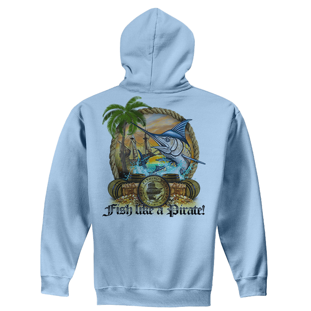 Fish Like A Pirate Hoodie