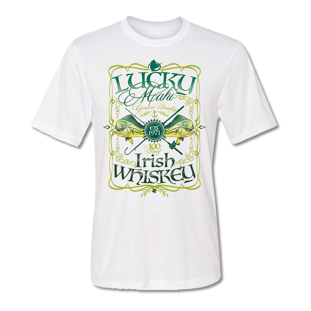 100 Proof Lucky Mahi - Short Sleeve T-Shirt