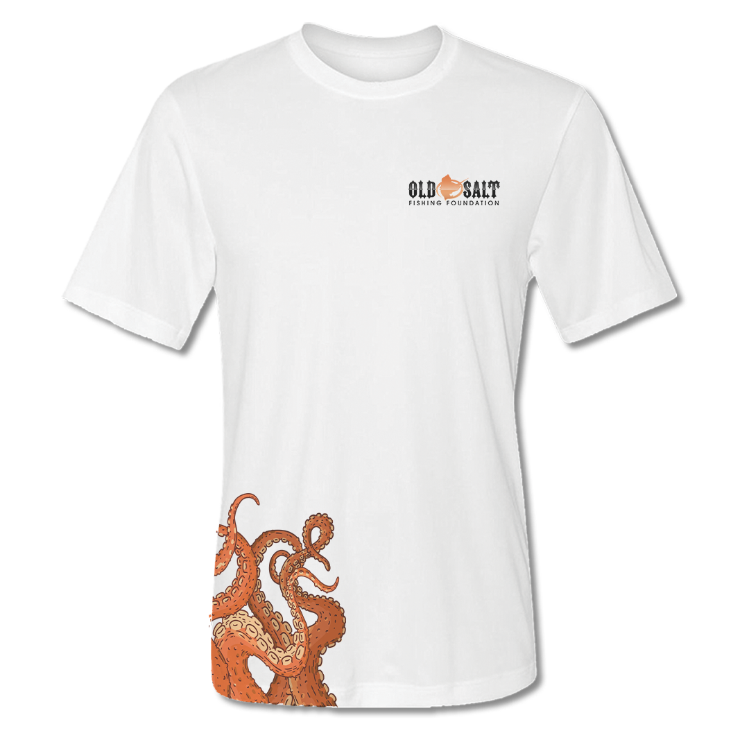 Tentacles - Short Sleeve Cotton Blend Fishing T-shirt