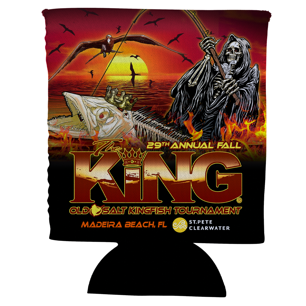 The KING - 2022 Fall - Tournament Can Coozie