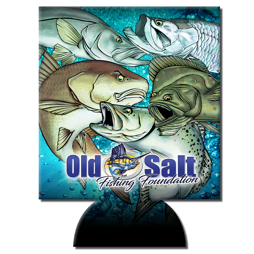Old Salt Can Coozie - Inshore