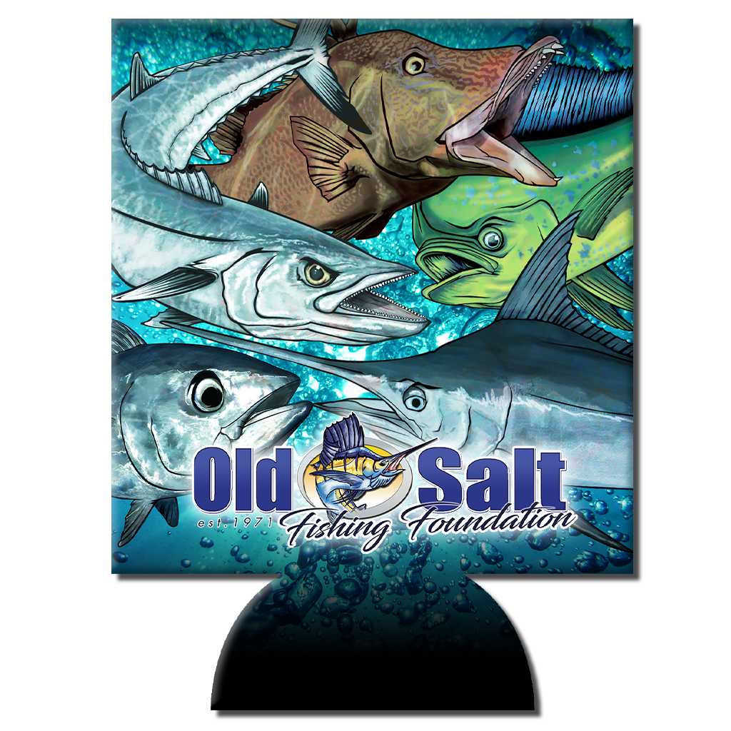 Old Salt Fish Ruler Sticker