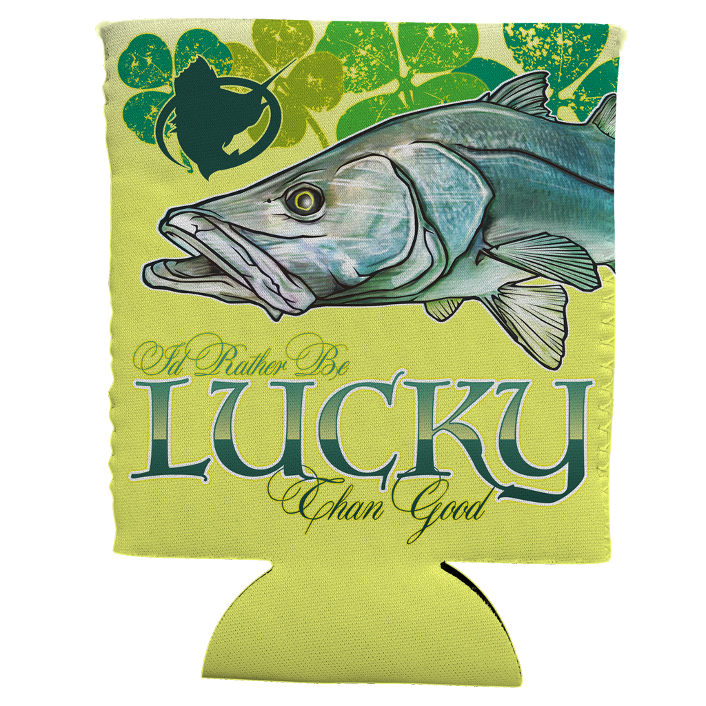 Lucky Snook Can Koozie