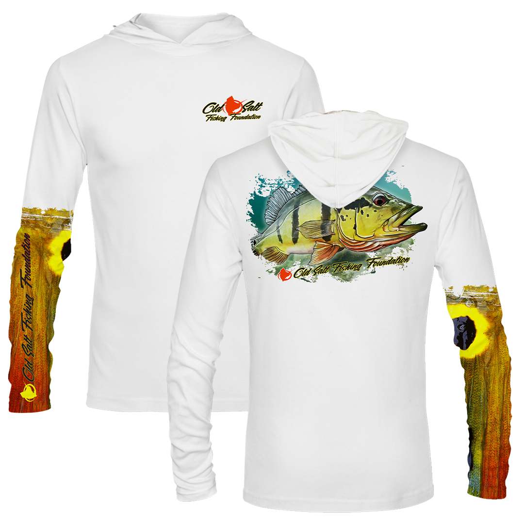 True Colors Peacock Bass Long Sleeve Big & Tall | Bones Outfitters 5XL