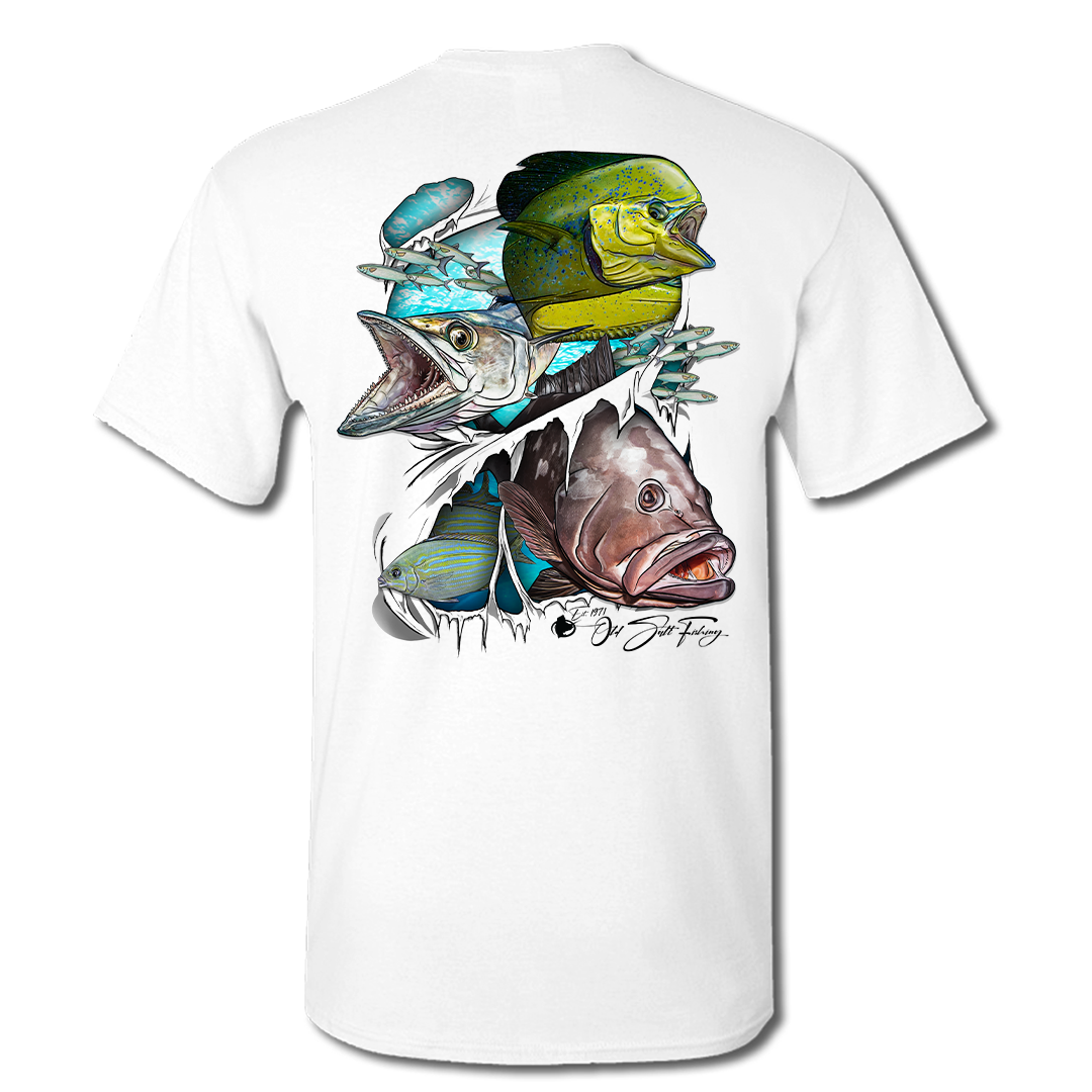 Reel Torn - Short Sleeve Performance Fishing Shirt