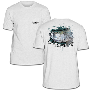 Salty Tarpon Short Sleeve Fishing T-Shirt - Old Salt Store