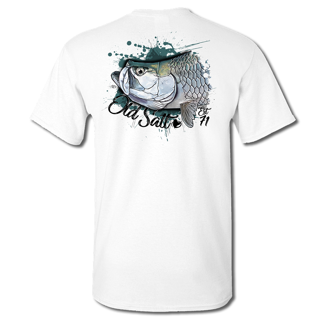 Octopus - Short Sleeve Cotton Blend Fishing T-shirt - Old Salt Store