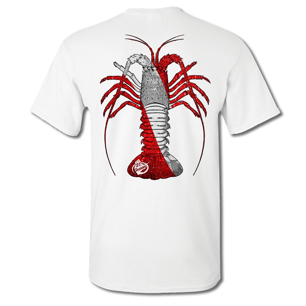 Salty Lobster - Short Sleeve Performance Fishing T-Shirt