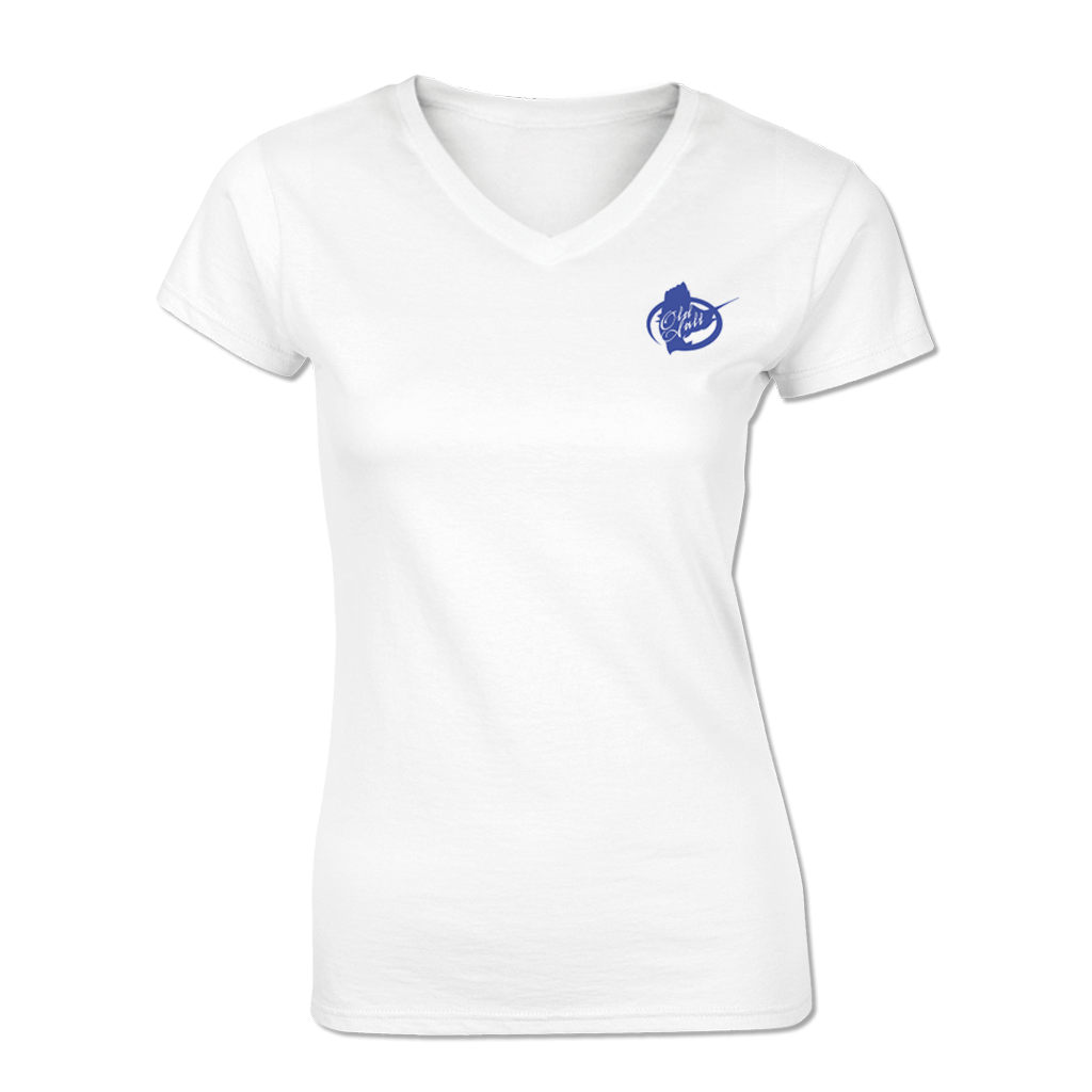 Ladies OS Seahorses - Short Sleeve Cotton T-Shirt