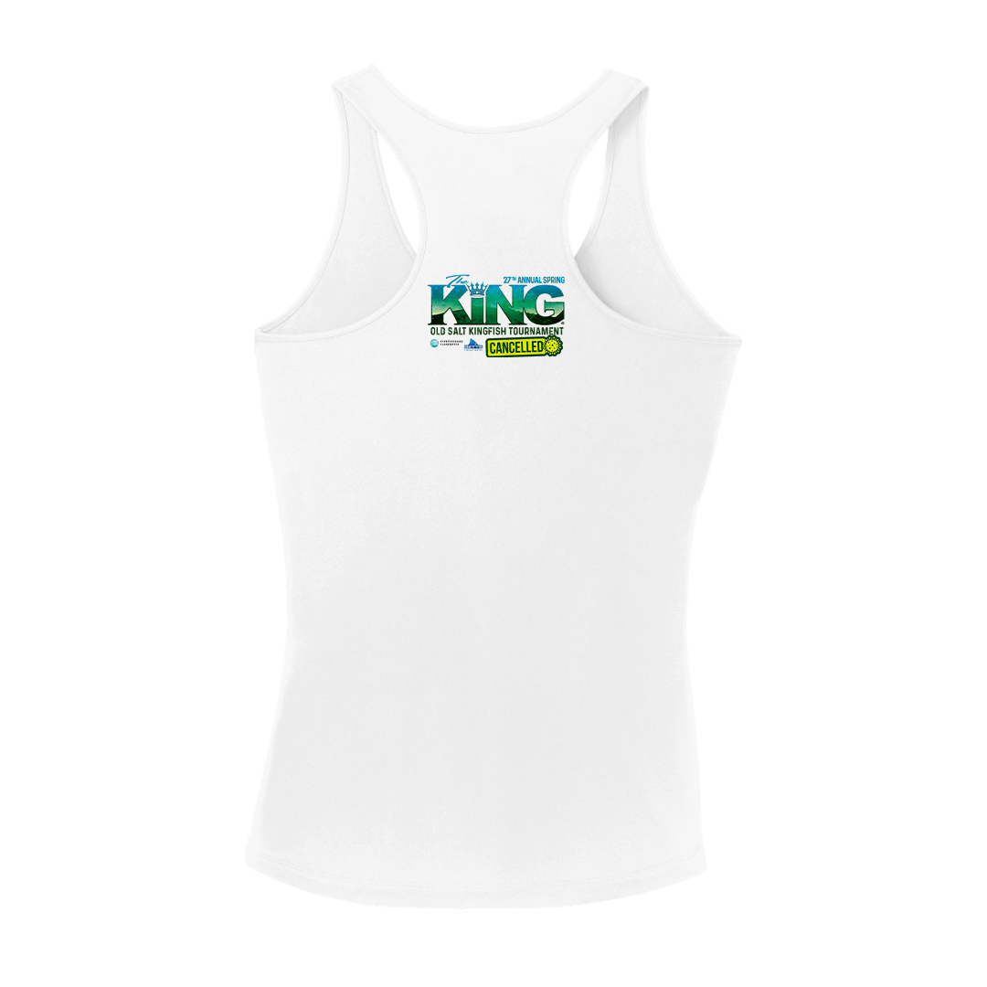 The KING - Spring 2020 (CANCELLED) Ladies Tank Top - Performance - Fishing Tournament T-Shirt