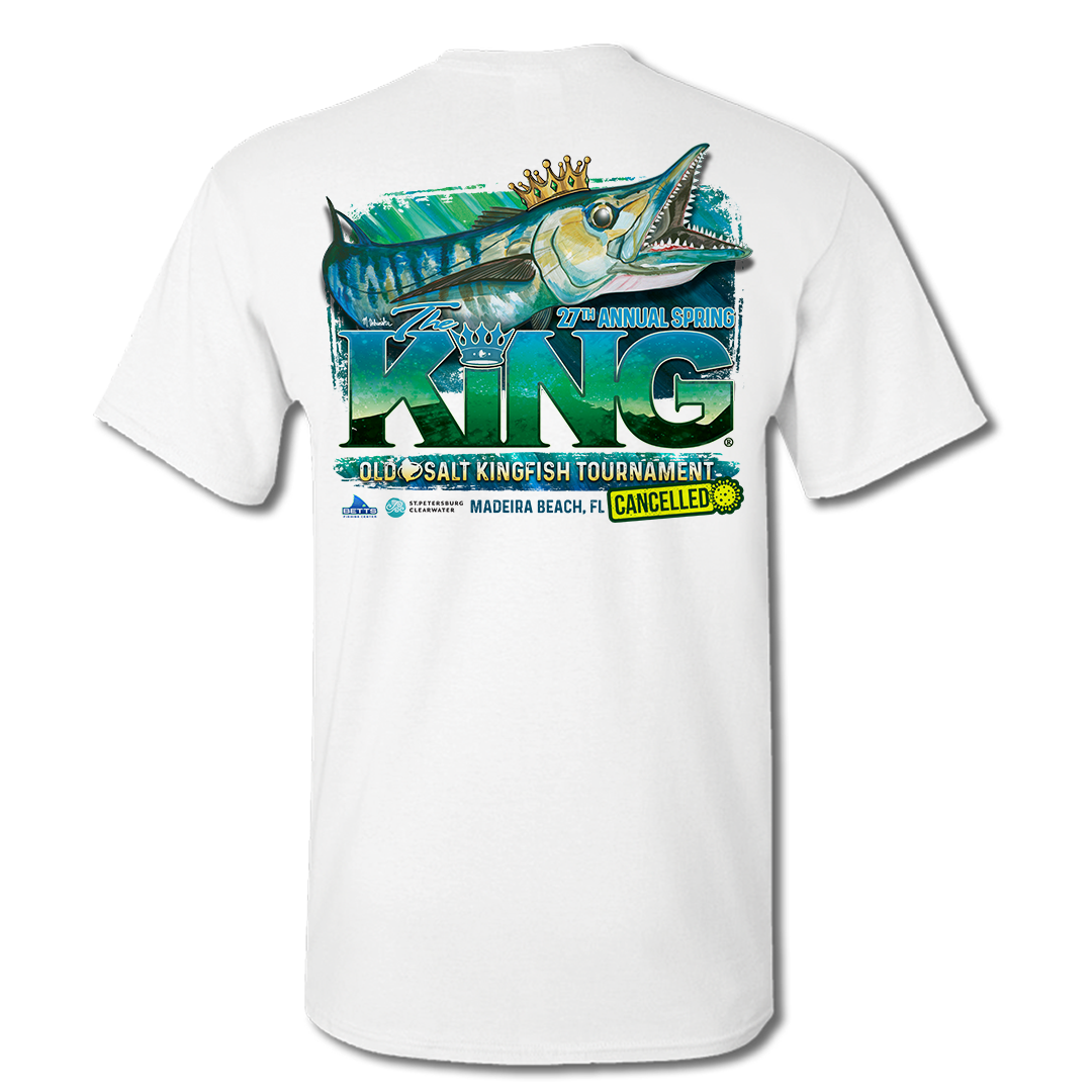 The KING Spring 2020 CANCELLED Short Sleeve Performance Fishing Tournament T Shirt